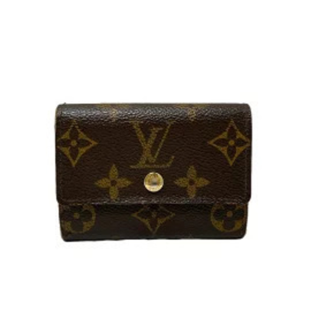 LOUIS VUITTON Portemonnaie Plat coin case Wallet